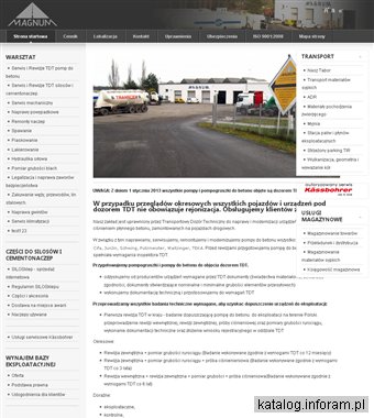 PHS Magnum serwis, naprawa, rewizje TDT pomp do betonu