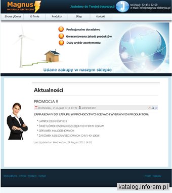 Magnus - materiały elektryczne