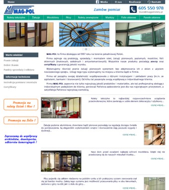 Rolety i żaluzje w Krakowie