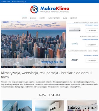 Klimatyzacja domowa - makroklima.pl