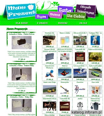 www.MamPrezent.pl - wyszukiwarka pomysłów na prezent