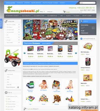Internetowy sklep z zabawkami dla dzieci