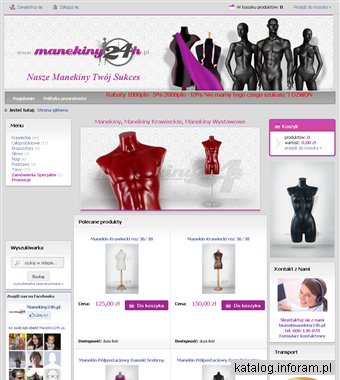 Manekiny wystawowe