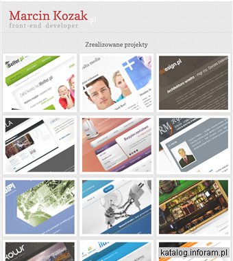 Marcin Kozak - Front-end Developer, HTML, CSS, jQuery