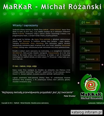 Michał Różański - MaRKaR Kraków - tworzenie stron WWW