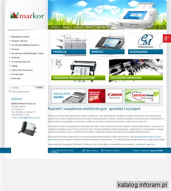 MARKOR drukarki wielofunkcyjne Pomorskie