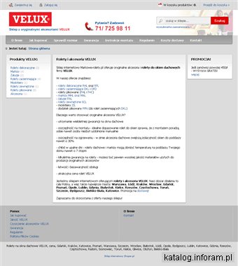 Rolety do okien dachowych VELUX