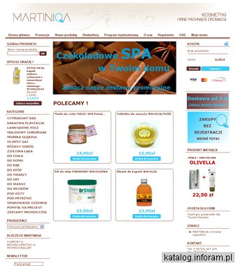 MARTINIQA - Kosmetyki i inne pachnące drobiazgi