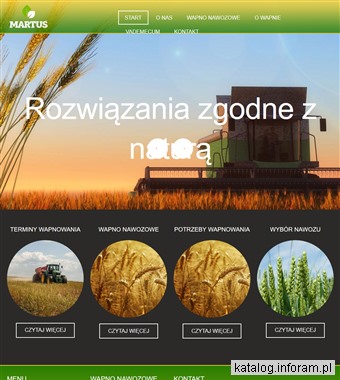 Dostawca węglanu wapnia dla rolnictwa - martus.com.pl