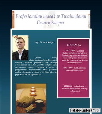 Profesjonalny masaż w Twoim domu - magister fizjoterapii - Dzierzoniów Dolny Śląsk