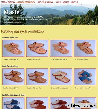 Mastel - produkcja pantofli skórzanych
