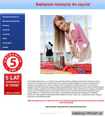 Maszyny do szycia, hafciarki