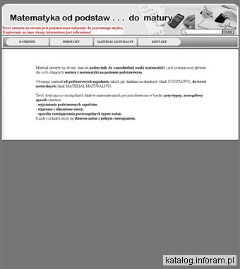 Matematyka - od podstaw do matury