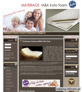 Materace do łóżek - Koło MKfoam