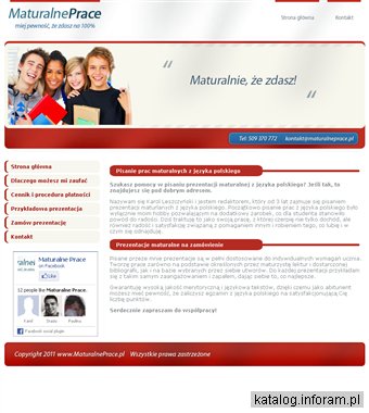 Pisanie prezentacji maturalnych