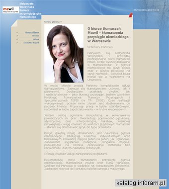 MAWIL MAŁGORZATA WILCZYŃSKA WARSZAWA tłumacz języka niemieckiego Warszawa