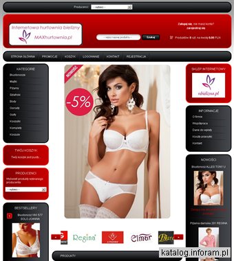 Internetowa hurtownia bielizny i odzieży