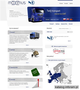 Transport międzynarodowy i spedycja - Maximus