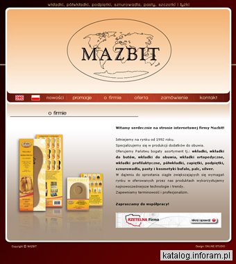 MAZBIT - ortopedyczne i profilaktyczne wkładki do butów