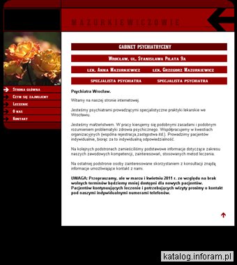 Mazurkiewiczowie - psychiatra Wrocław