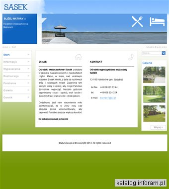 Domki letniskowe Mazury Sasek