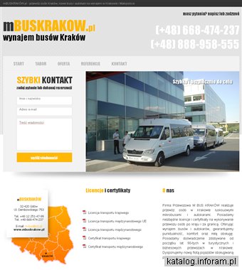 Wynajem busów Kraków