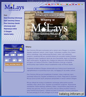 McLays Hotel w Glasgow