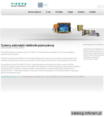 MDJ ELECTRONIC SP. Z O.O. automatyka przemysłowa