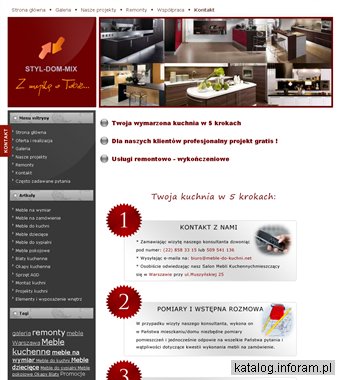 Meble do kuchni i na wymiar - Warszawa - Styl-Dom-Mix