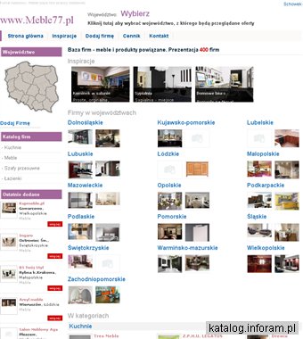 Portal meblowy Meble77.pl
