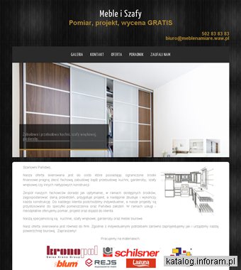 Szafy wnękowe Warszawa