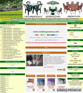 Meble ogrodowe Rzeszów