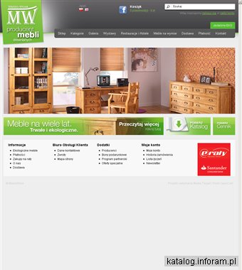 Meble sosnowe woskowane