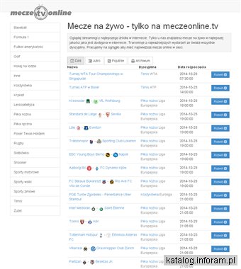 Darmowe transmisje meczów