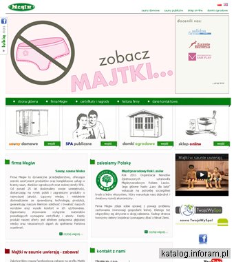 Projektowanie spa, producent saun - Megiw