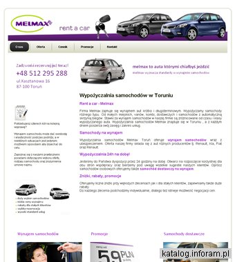 Wynajem komfortowych pojazdów Toruń