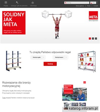 META REGALBAU-POLSKA SP. Z O.O. Kraków producent regałów wysokiego składowania Kielce