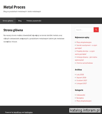 Metal - proces blog o produktach metalowych