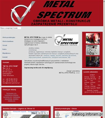 Frezowanie cnc z gwarancją Metal-Spectrum