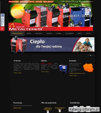 METALTERES Producent ekologicznych kotłów
