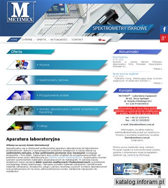 METIMEX spektrometry przenośne