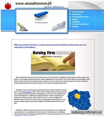 Serwis reklamowy miasta Nowe