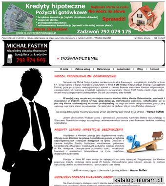 Niezależny doradca finansowy Warszawa, doradca kredytowy