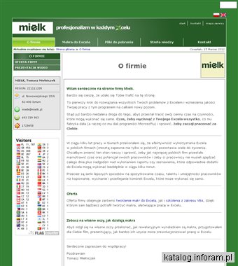 Mielk - makra, narzędzia do Excela, kurs i porady VBA