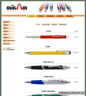 Długopisy reklamowe