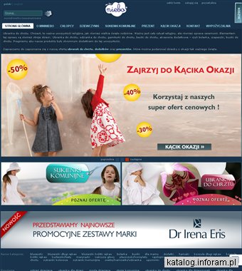 MiniNiebo - ubranka dla dzieci, ubranka do chrztu