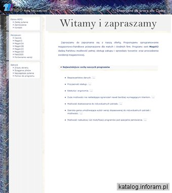 Program magazynowy M a g a V2 - Firma Informatyczna MIPO