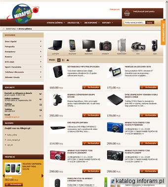 Sklep internetowy Mirapol AGD RTV, laptopy, tv, kina domowe, tablety