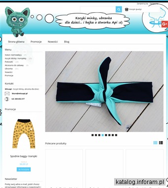 MI TU API zagłówek dla dziecka Sklep online