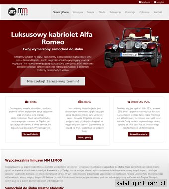 Nestor Majestic - samochód do ślubu